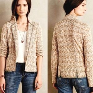 Anthropologie Saturday Sunday Paracus Tan Blazer